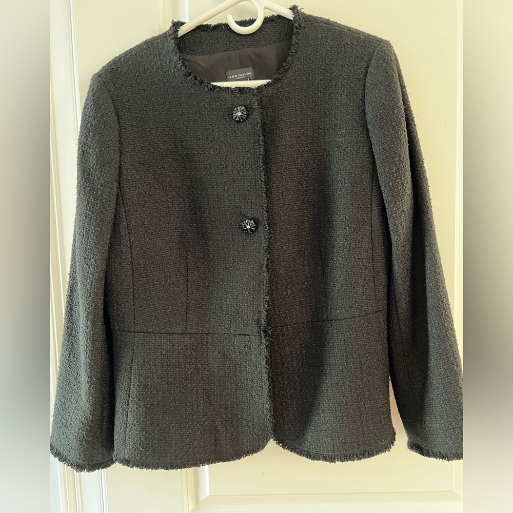 Ann Taylor black blazer size 12